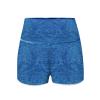 JOFOW Slip Compression Bike Shorts Shorts Yoga Workout Women Leggings Capris Pants Blue view 1