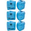 HOMEGOAL 3 Pairs Floaties Inflatable Swim Arm Bands Floatation Sleeves Swimming Rings Floats Tube Armlets for Kids and Adult (Blue) view 1