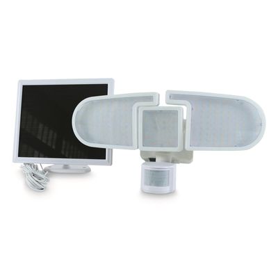 Nature Power 205 LED Triple Head Solar Motion Security Light (New 2020)