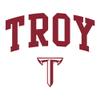 AL03 - Troy Trojans Arch Logo Long Sleeve - 2X-Large - White view 3