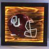Framed and Lighted College Football Helmet (Oklahoma Sooners) view 1