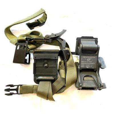Genuine USGI Norotos NVG Rhino Mount & Front Bracket Ratchet Strap Helmet Mount Assembly