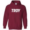 AH01 - Troy Trojans Basic Block Hoodie - 2X-Large - Cardinal view 1