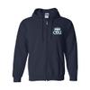 AZ07 - Old Dominion Monarchs Primary Logo LC ZIP HOODIE - 3X-Large - Navy view 1