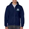 AZ07 - Old Dominion Monarchs Primary Logo LC ZIP HOODIE - 3X-Large - Navy view 2
