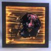 Framed and Lighted College Football Helmet (Texas Tech Red Raiders) view 1