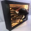 Framed and Lighted College Football Helmet (Texas Tech Red Raiders) view 2