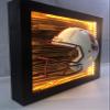 Framed and Lighted College Football Helmet (Stanford Cardinals) view 2
