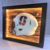Framed and Lighted College Football Helmet (Stanford Cardinals) view 3
