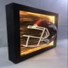 Framed and Lighted College Football Helmet (Arkansas Razorbacks) view 2