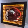Framed and Lighted College Football Helmet (Arkansas Razorbacks) view 3