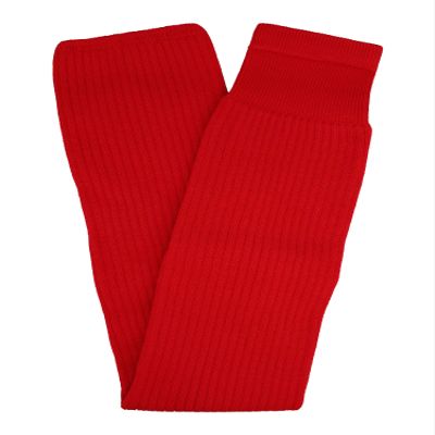 TCK Solid Color Hockey Socks (Scarlet, Intermediate 24"-26")