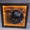 Framed and Lighted College Football Helmet (UTSA Roadrunners) view 1