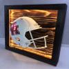 Framed and Lighted College Football Helmet (Houston Cougars) view 3