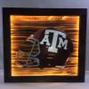 Framed and Lighted College Football Helmet (Texas A&M Aggies) view 1