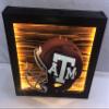 Framed and Lighted College Football Helmet (Texas A&M Aggies) view 3