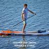 Rave Sports SUP Paddle  Adjustable, Lightweight Oar for Stand Up Paddleboard, Floats and No Twist Handle Lock, Travel Style view 3
