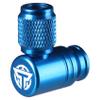 Turbulent CO2 Bike Tire Inflator Set - Presta and Schrader Valve Compatible - Quick Air Pump Tool for Mountain - MTB - Road - and Off-Road Bicycles - Insulated Sleeve - Cartridge Not Included (Blue) view 3