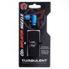 Turbulent CO2 Bike Tire Inflator Set - Presta and Schrader Valve Compatible - Quick Air Pump Tool for Mountain - MTB - Road - and Off-Road Bicycles - Insulated Sleeve - Cartridge Not Included (Blue) view 4