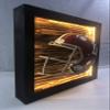 Framed and Lighted College Football Helmet (Alabama Crimson) view 2
