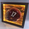 Framed and Lighted College Football Helmet (Alabama Crimson) view 3