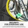 Vascer Heavy Duty Security Cable with Loops - 15 Feet (3/8") Bike Cable Lock Cut Resistant with Braided Steel and Vinyl Coating -Security Chain Lock for Bicycle, Boat, Ladder, Gate, Mower & Equipment view 2