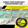 Vascer Heavy Duty Security Cable with Loops - 15 Feet (3/8") Bike Cable Lock Cut Resistant with Braided Steel and Vinyl Coating -Security Chain Lock for Bicycle, Boat, Ladder, Gate, Mower & Equipment view 4