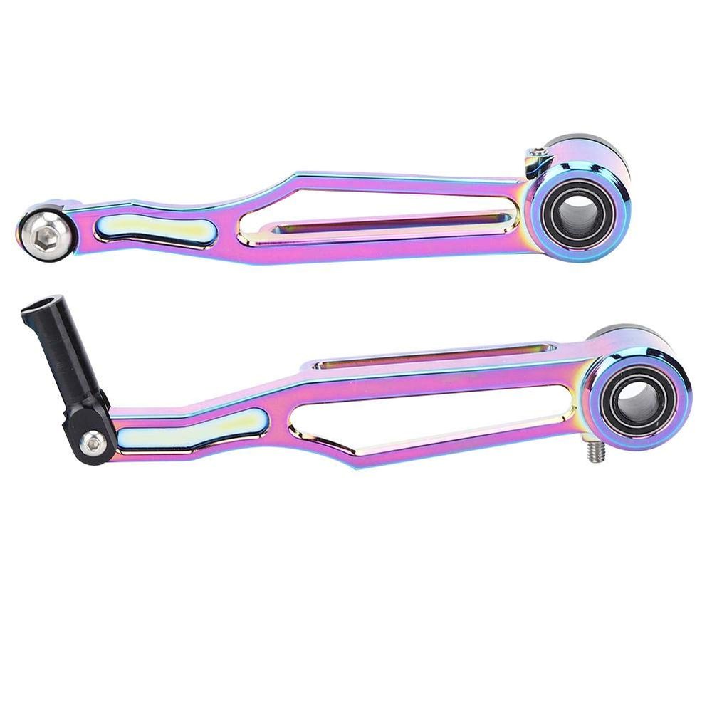 so Brake Cliper Sets, Folding Aluminium Alloy V Brake Folding Cycling Brake Handle Lever Caliper Gear Tools(Long Arm V Brake)