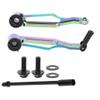 so Brake Cliper Sets, Folding Aluminium Alloy V Brake Folding Cycling Brake Handle Lever Caliper Gear Tools(Long Arm V Brake) view 2