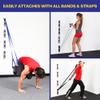Anchor Gym Pro Station Resistance Band Hooks with 6 Units 12 Anchoring Points - Resistance Band Wall Mount for Home Fitness Gyms (Wood Mounting Screws Included) view 4