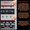 Gotical 7 Slots Rail Section for M Lok Handguard Seven Slots Rail Picatinny Rail (2 Pieces Red) view 2