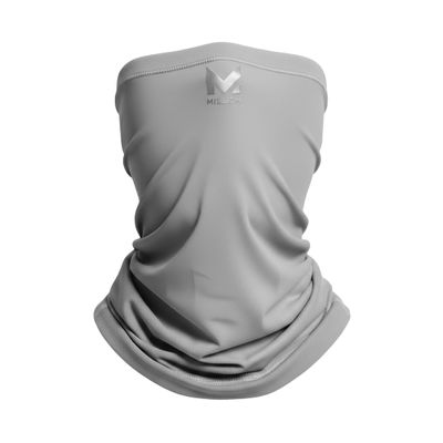 MISSION Multi-Use Neck Gaiter Face Mask for Ski & Outdoors, UPF 50, Breathable Lightweight Fabric (Charcoal)
