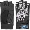 Kids Half Finger Cycling Gloves Sport Gloves Children Non-Slip Gel Short Gloves Shockproof Fingerless Mitts Breathable UV Protection Outdoor Gloves for Boys Girls Biking Riding Camping Hiking view 2
