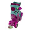PlayWheels Trolls Glitter Convertible 2-in-1 Skates  Junior Size 6-9, Switch Between Tri-Wheel and Inline for Versatile Skating Fun, Adjustable Fit with Secure Straps and Comfortable Padding view 2