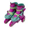 PlayWheels Trolls Glitter Convertible 2-in-1 Skates  Junior Size 6-9, Switch Between Tri-Wheel and Inline for Versatile Skating Fun, Adjustable Fit with Secure Straps and Comfortable Padding view 3