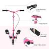 AODI Swing Scooter for Kids, 3 Wheels Foldable Wiggle Kick Scooter Push Drifting with 4 Adjustable Handlebar & 2 Rear LED Wheel for Boys and Girls Ages 3-8 view 2