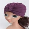 HZUX Newborn Baby Cotton Cloth Turban Toddler Rabbit Knotted Hat Kids Set Baby Cap Ear Hat view 2