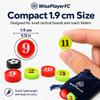 WISEPLAYERFC Soccer Player Magnets-Set of 26 Pieces 0.75 Inches Diameter with Bag view 3