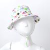 dPois Baby Sun Hat Summer Beach Hat UPF 50+ Sun Protection Cap Kids Boys Girls Wide Brim Bucket Hat Red Triangle S view 4