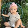 HZUX Newborn Baby Cotton Cloth Turban Toddler Rabbit Knotted Hat Kids Set Baby Cap Ear Hat view 4