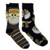 Star Wars The Mandalorian The Child Men's 2 Pack Crew Socks 6-12 view 1