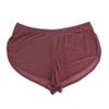 Mens Mesh Shorts See Through with Large Split Sides Sexy Sheer Boxers Underwear Coffee 2XL view 3