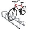 VOUNOT Bike Stand Floor 5 Rack Bike Garage Bicycle Storage Parking Rack Cycle Organizer Locking Stand for Indoor Outdoor view 1