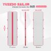 Tuxedo Sailor 10ft/13ft Inflatable Gymnastics Mat, 4-Inch Thick Air Tumbling Track with High-Speed Electric Pump, Storage Bag & Repair Kit for Home Gym, Cheerleading, Yoga, Kids Training (Blue & Pink) view 2