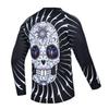 Cycling Jersey Men's Mountain Bike Motocross Jersey Long Sleeve MTB T-Shirt Downhill Tops Sports Racing Blouse Skull XL view 2