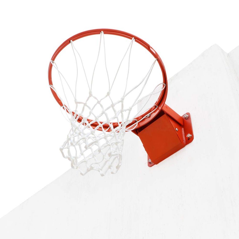 PROGOAL Professional Wall Mounted Basketball Rim Attach to Garage Wall, Hanging Basketball Goal, Standard 18'' with All Weather Net