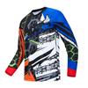Cycling Jersey Men's Mountain Bike Motocross Jersey Long Sleeve MTB T-Shirt Downhill Tops Sports Racing Blouse Blue L view 1