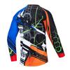 Cycling Jersey Men's Mountain Bike Motocross Jersey Long Sleeve MTB T-Shirt Downhill Tops Sports Racing Blouse Blue L view 2
