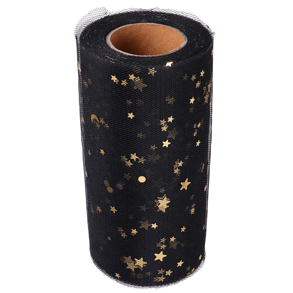 Mesh Sequins Gauze Table Skirt for Party and Wedding Decor Halloween Season