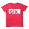 6th Birthday Shirt boy 6 Year Old boy Birthday Gift 6yr six Year Old Sixth Tshirt (Red, 6 Years) view 1